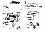 USAG 516 SP6SV Type 1 Roller Cabinet Spare Parts